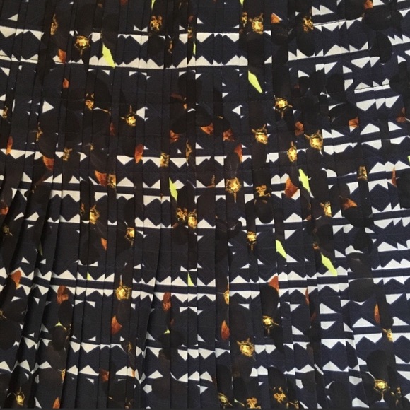 JCrew floral pleated geo skirt - Picture 4 of 8